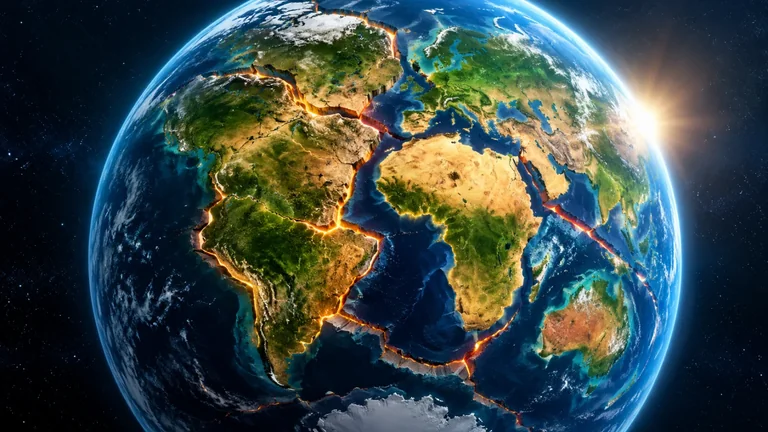 Illustration : La dérive des continents