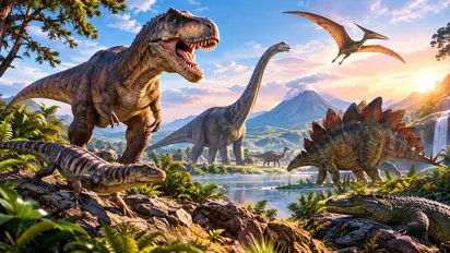 Illustration de la story « Reptiles et dinosaures »